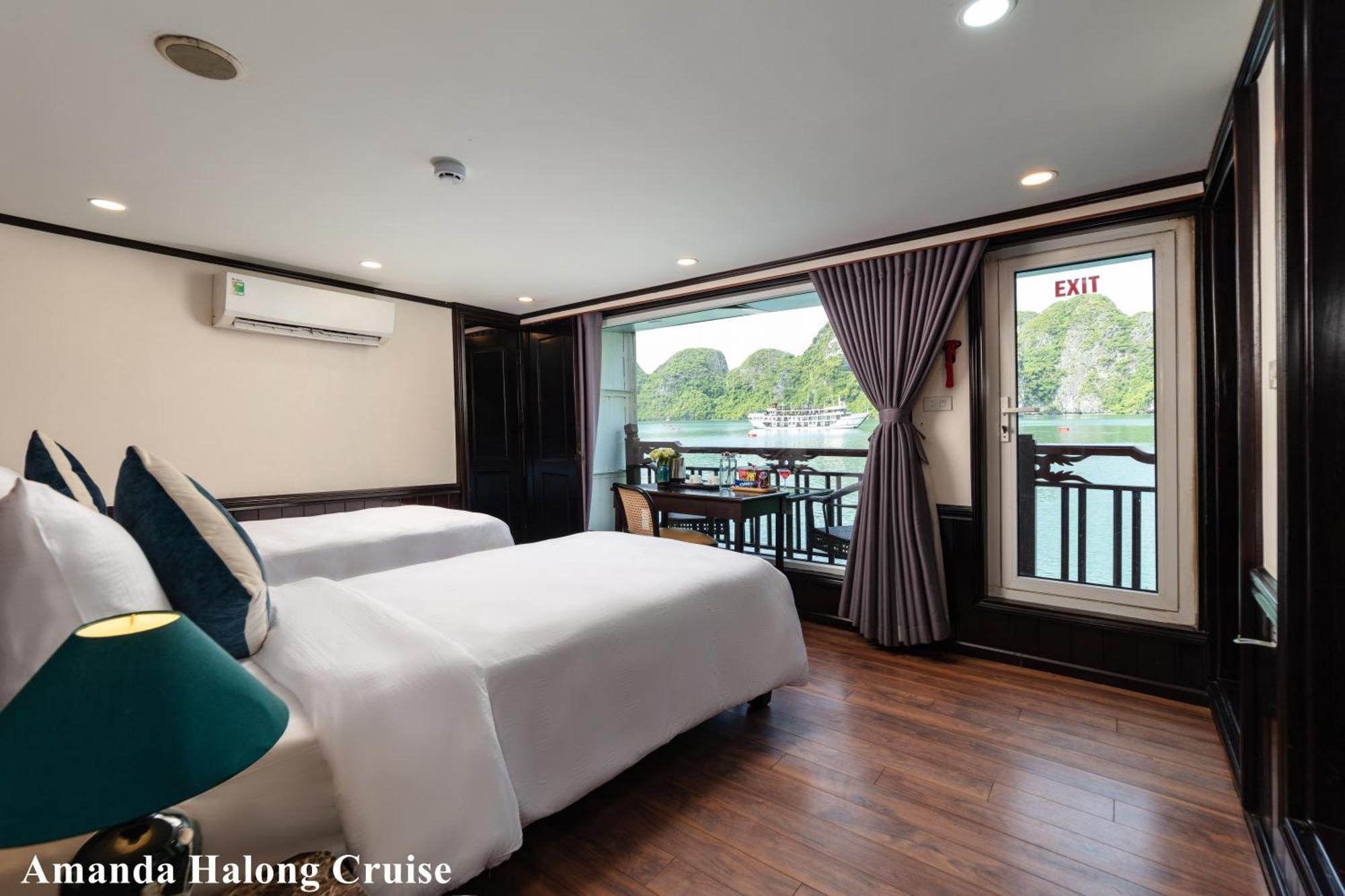 Hotel Amanda Luxury Cruise Hạ Long Exterior foto