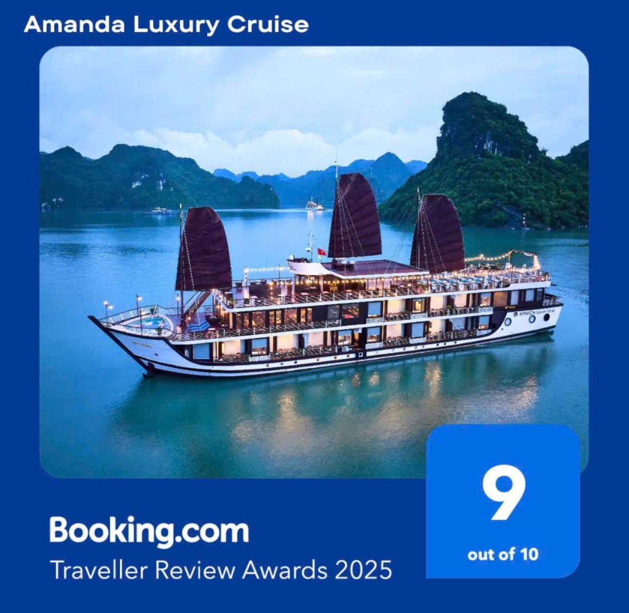 Hotel Amanda Luxury Cruise Hạ Long Exterior foto