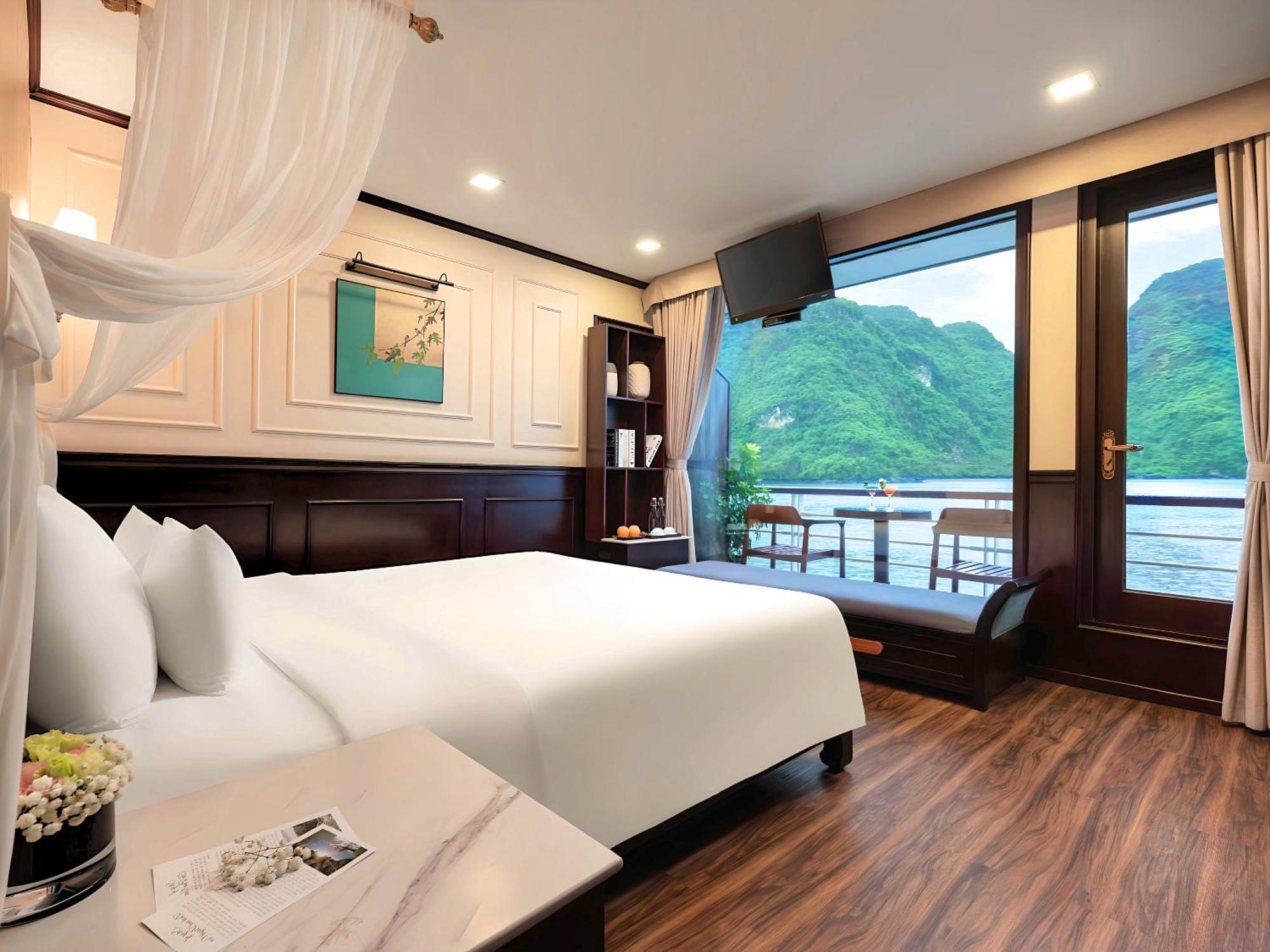 Hotel Amanda Luxury Cruise Hạ Long Exterior foto