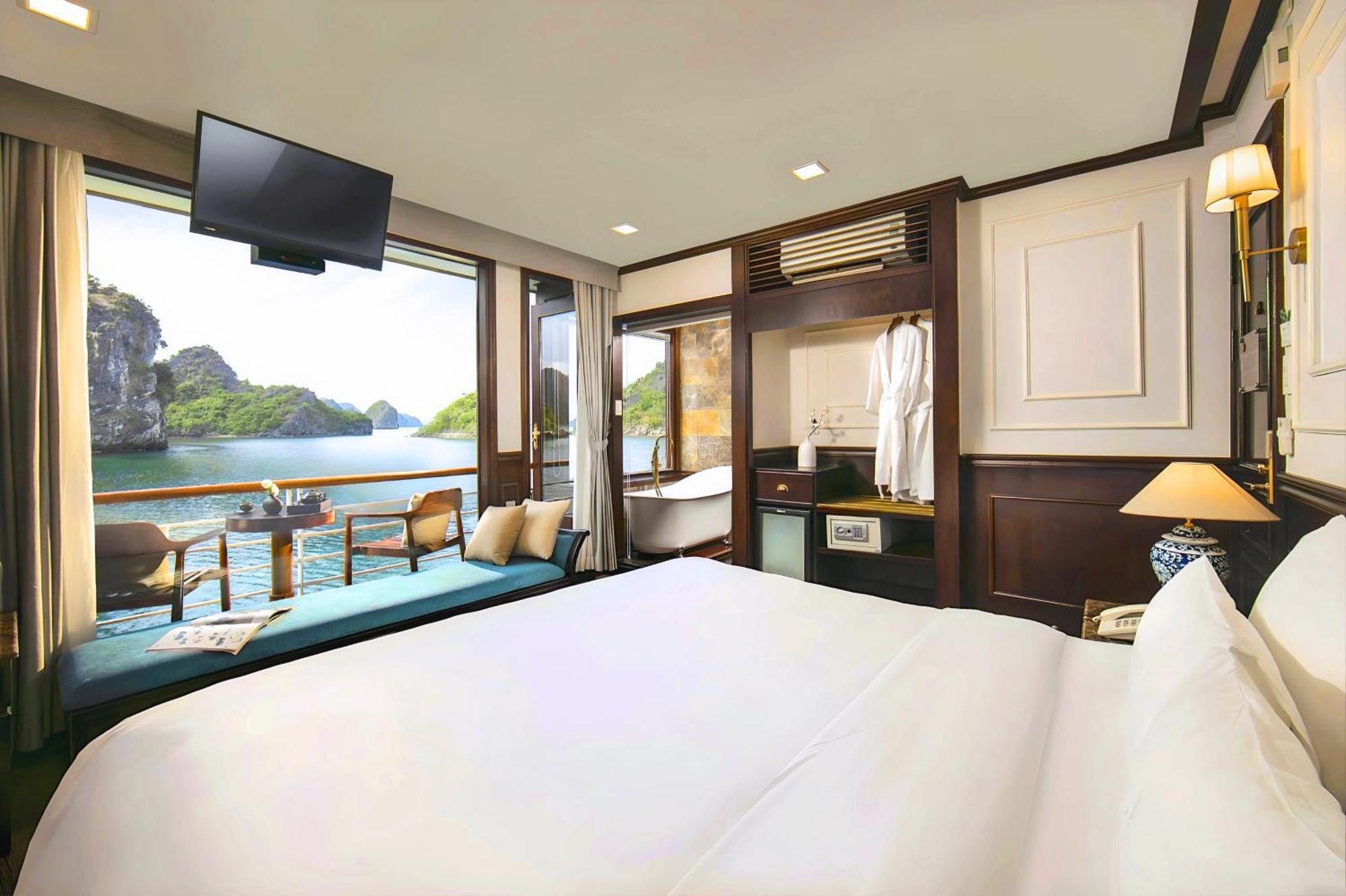Hotel Amanda Luxury Cruise Hạ Long Exterior foto